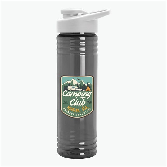 24 oz Slim Fit Water Bottle with Drink-Thru Lid - Full Color