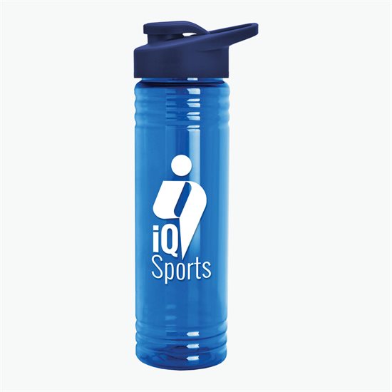 24 oz Slim Fit Water Bottle with Drink-Thru Lid