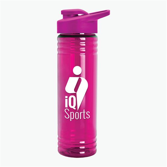 24 oz Slim Fit Water Bottle with Drink-Thru Lid