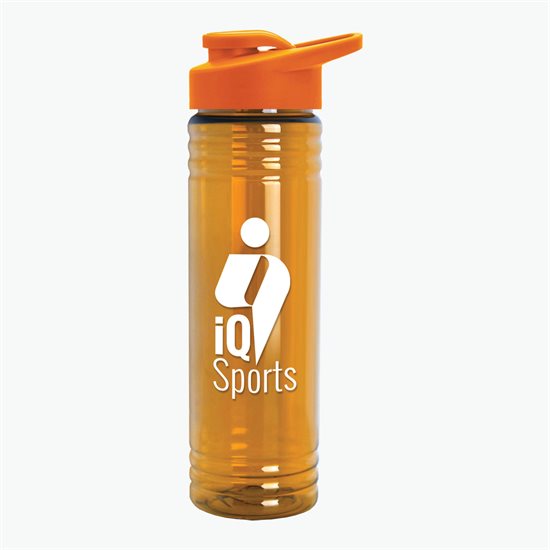 24 oz Slim Fit Water Bottle with Drink-Thru Lid