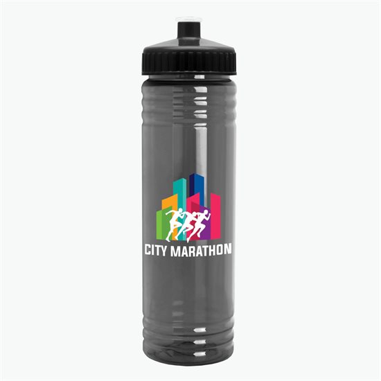 24 oz Slim Fit Water Bottle with Push-Pull Lid - Full Color
