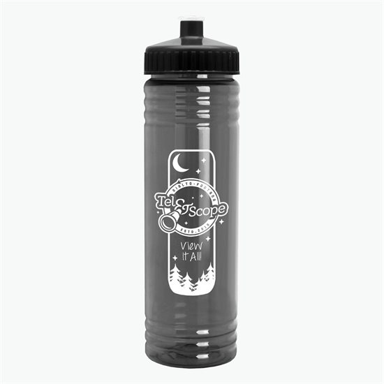 24 oz Slim Fit Water Bottle with Push-Pull Lid