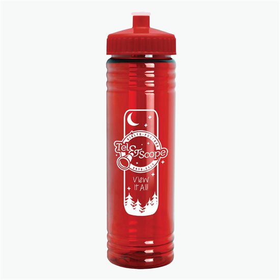 24 oz Slim Fit Water Bottle with Push-Pull Lid