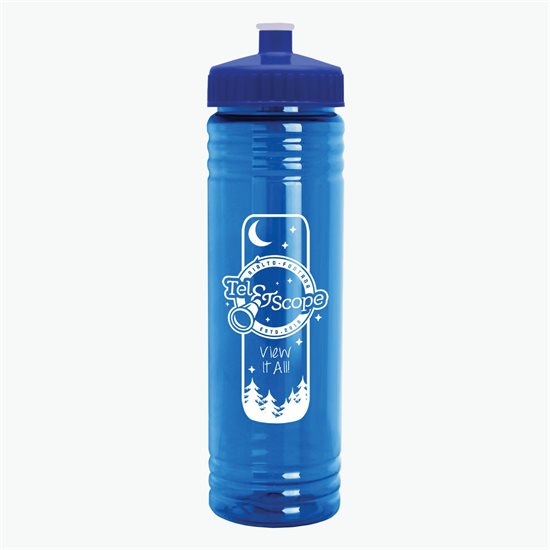 24 oz Slim Fit Water Bottle with Push-Pull Lid