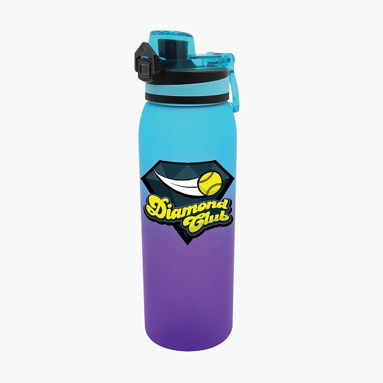 30 oz Halcyon Soft Touch Ombre Sport Bottle - Full Color