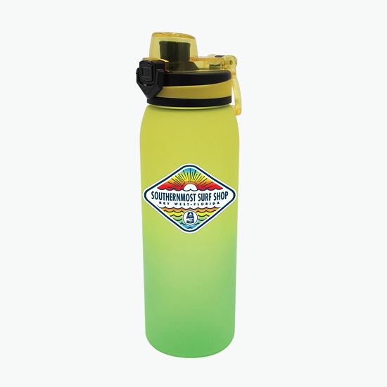 30 oz Halcyon Soft Touch Ombre Sport Bottle - Full Color