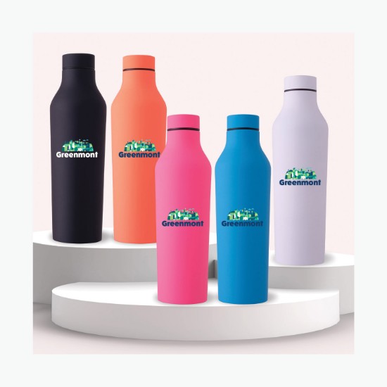 Poppin Stainless Steel Vacuum Bottle - 20 oz - Full Color