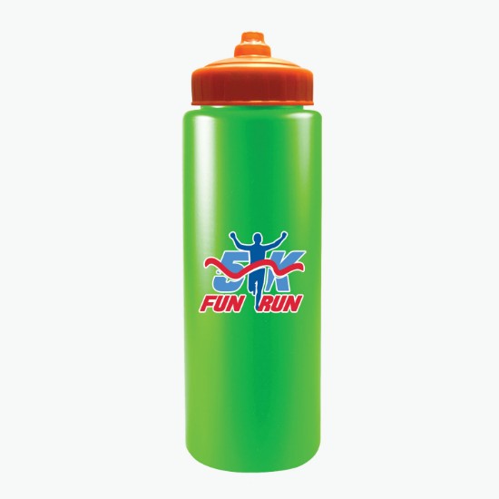 Sports Quart Squeeze Bottle - 32 oz -Full Color