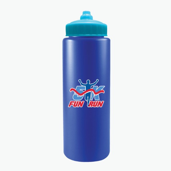 Sports Quart Squeeze Bottle - 32 oz -Full Color