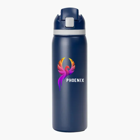 27 oz Two-Tone Pop Straw Bottle - Full Color