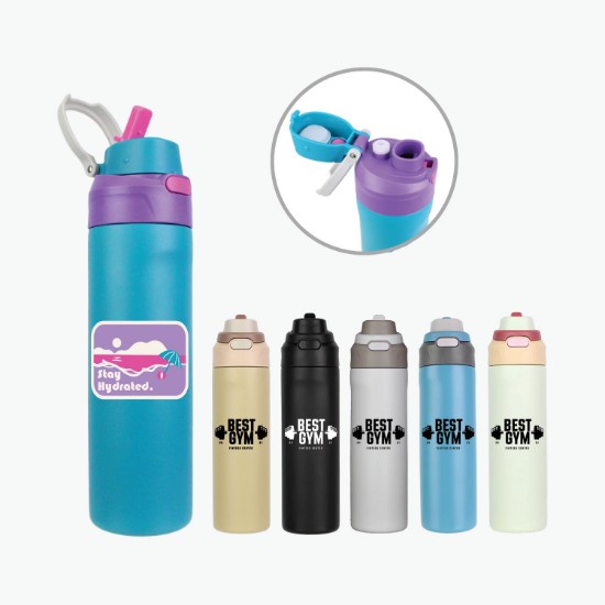 24 oz Oya 2-in-1 Lid Water Bottle