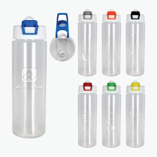 24 oz Pop Top Debossed Bottle