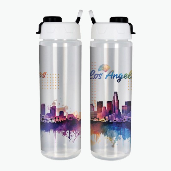 24 oz Lumina Full Color Bottle with Pop Top Lid