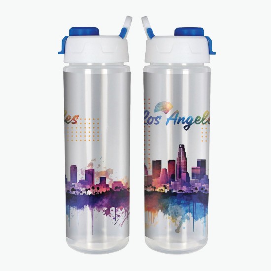 24 oz Lumina Full Color Bottle with Pop Top Lid