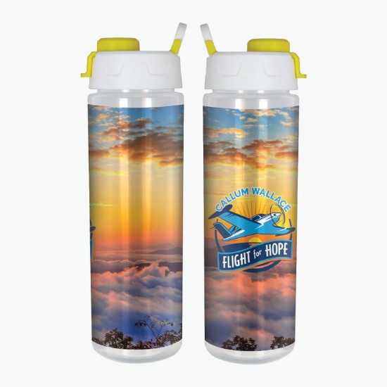 24 oz Lumina Full Color Bottle with Pop Top Lid