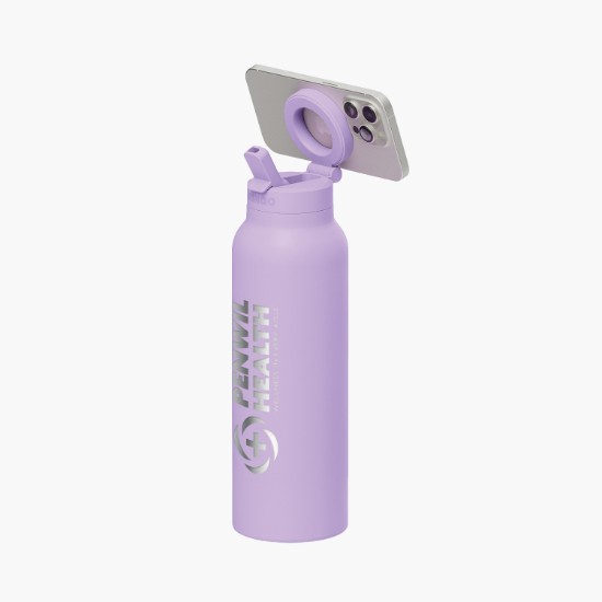 24 oz RINGO Pro Water Bottle with Magnetic Booster Ring - Engraved