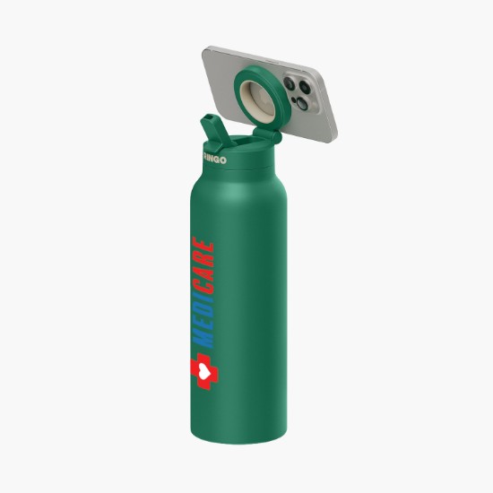 24 oz RINGO Pro Water Bottle with Magnetic Booster Ring - Full Color