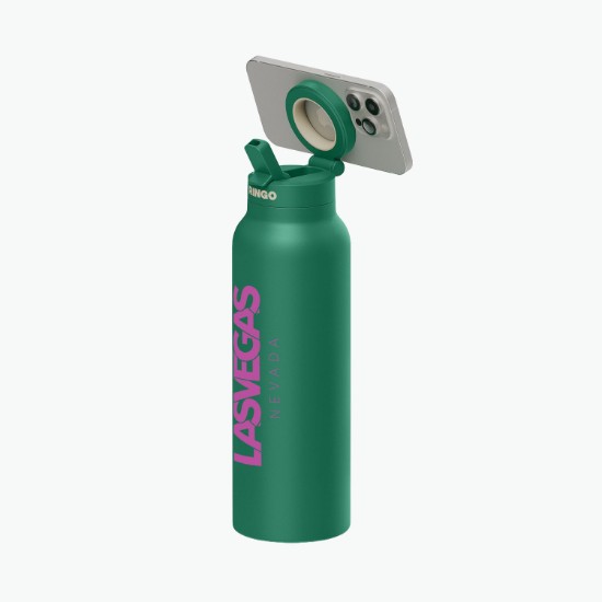 24 oz RINGO Pro Water Bottle with Magnetic Booster Ring