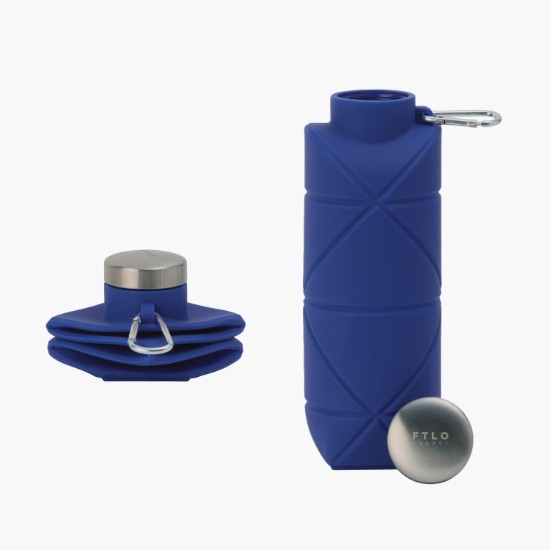 23 oz Clix Collapsible Silicone Bottle - Engraved