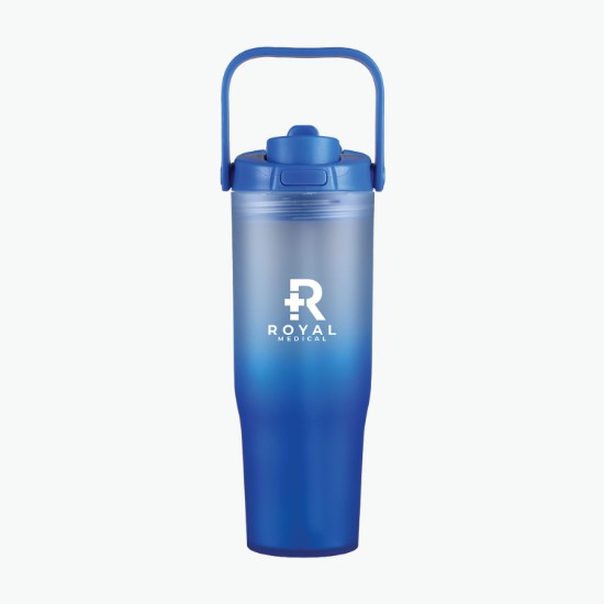 30 oz Ombre Sip Straw Bottle