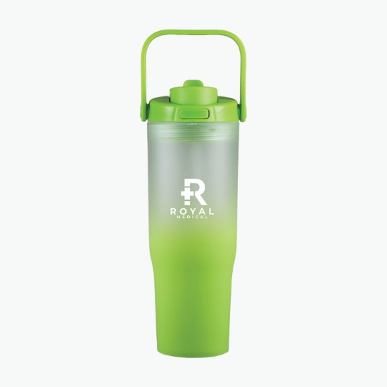 30 oz Ombre Sip Straw Bottle