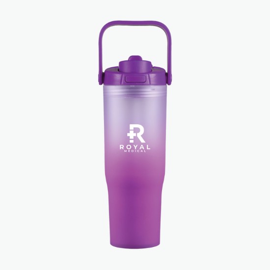 30 oz Ombre Sip Straw Bottle
