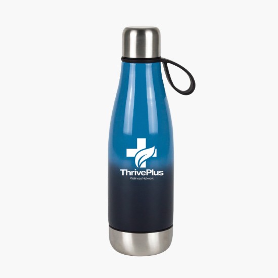 17 oz Ombre Double Entry Stainless Steel Water Bottle