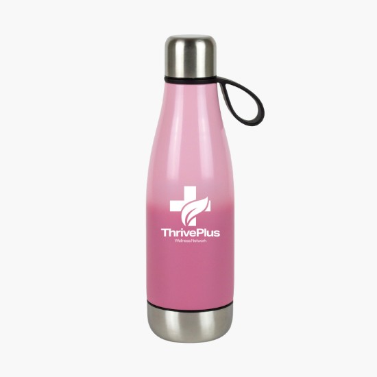 17 oz Ombre Double Entry Stainless Steel Water Bottle