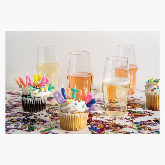 govino® 9 oz Shatterproof Flute with Thumb Notch