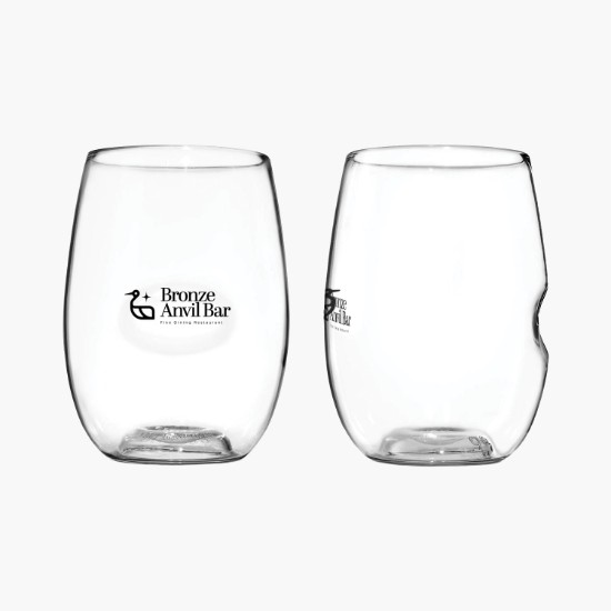 govino® 16 oz Shatterproof Wine Glass with Thumb Notch