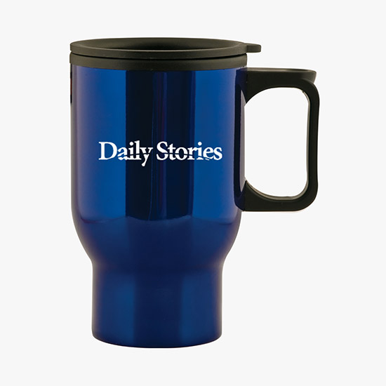 Stainless Steel Travel Mug - 15 oz - 24-Hour Production