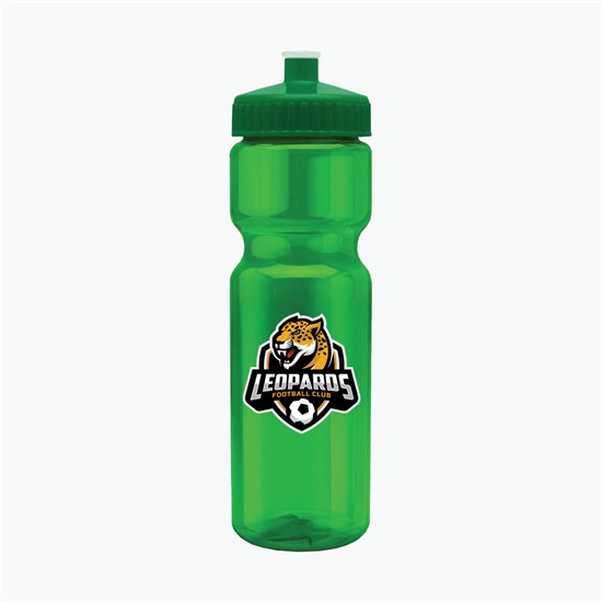 28 oz Champion Water Bottle with Push-Pull Lid - Full Color