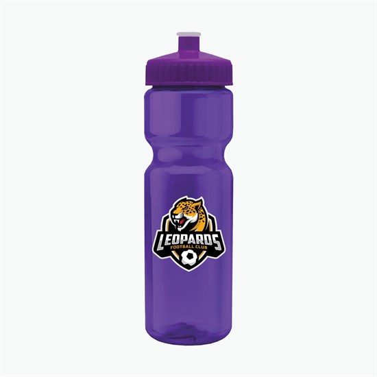 28 oz Champion Water Bottle with Push-Pull Lid - Full Color