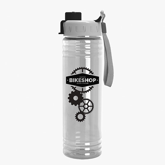 24 oz Slim Fit Water Bottle with Quick Snap Lid