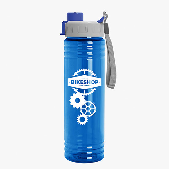 24 oz Slim Fit Water Bottle with Quick Snap Lid