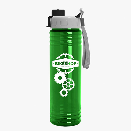 24 oz Slim Fit Water Bottle with Quick Snap Lid