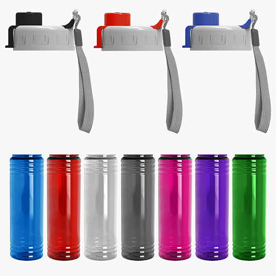 24 oz Slim Fit Water Bottle with Quick Snap Lid