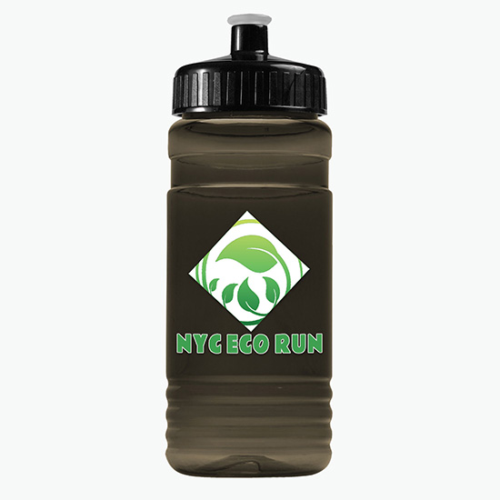 20 oz UpCycle Water Bottle with Push-Pull Lid - Full Color