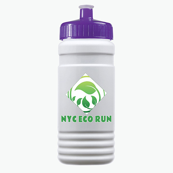20 oz UpCycle Water Bottle with Push-Pull Lid - Full Color