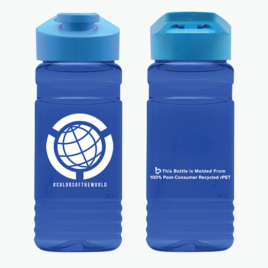 20 oz UpCycle Water Bottle with Drink-Thru Lid