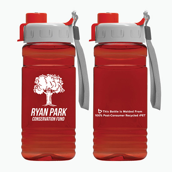 20 oz UpCycle Water Bottle with Quick Snap Lid