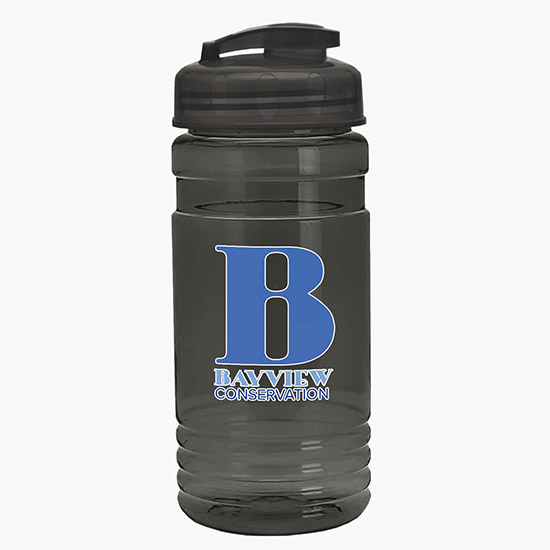 20 oz UpCycle Water Bottle with Flip Lid - Full Color