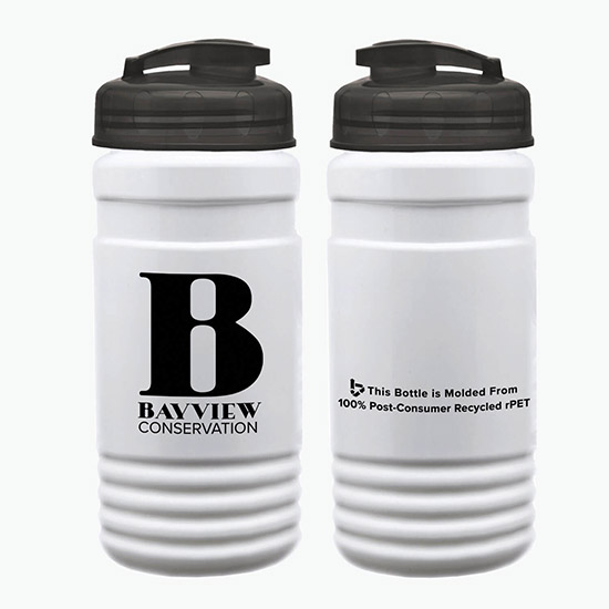 20 oz UpCycle Water Bottle with Flip Lid