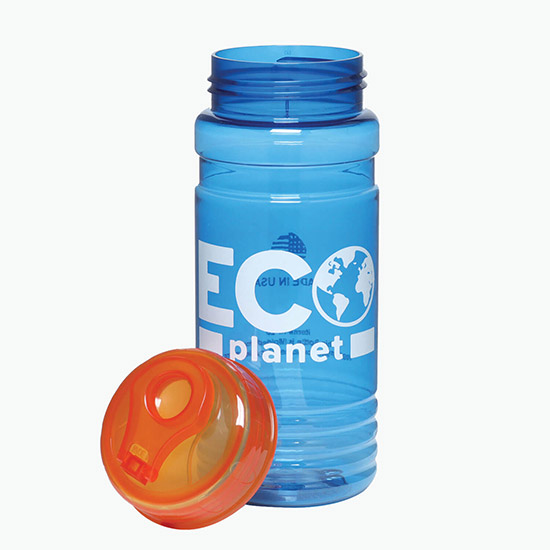 20 oz UpCycle Water Bottle with Flip Lid