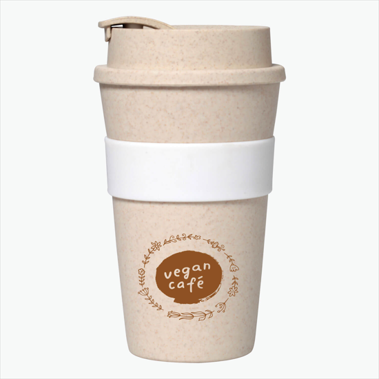 16 oz Eco Wheat Travel Tumbler - 24-Hour Production
