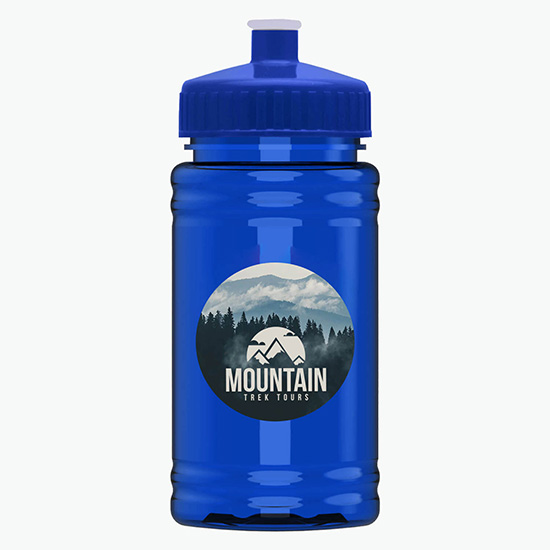 16 oz UpCycle Mini Sports Bottle with Push-Pull Lid - Full Color