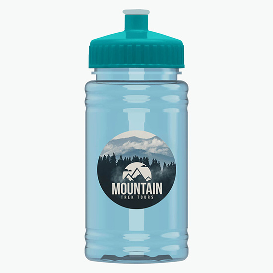 16 oz UpCycle Mini Sports Bottle with Push-Pull Lid - Full Color