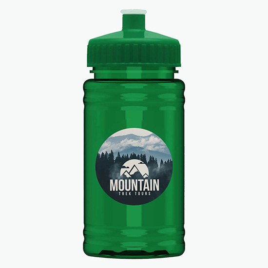16 oz UpCycle Mini Sports Bottle with Push-Pull Lid - Full Color