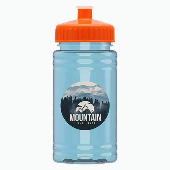 16 oz UpCycle Mini Sports Bottle with Push-Pull Lid - Full Color