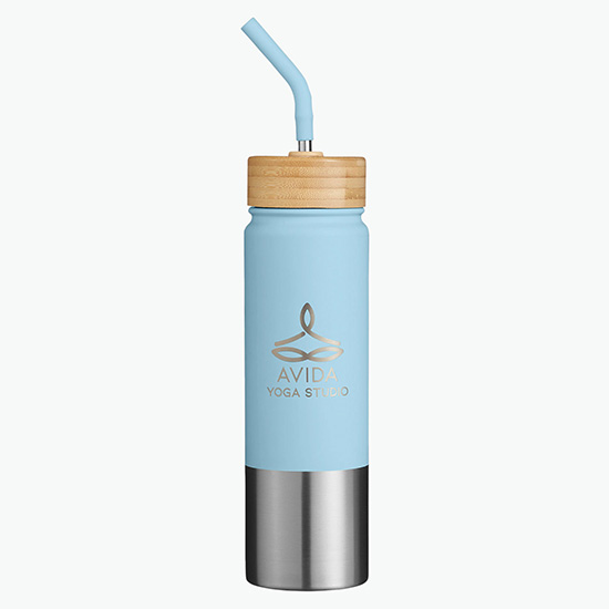 24 oz Econscious Playa Recycled Stainless Tumbler with Bamboo Lid - 24-Hour Production